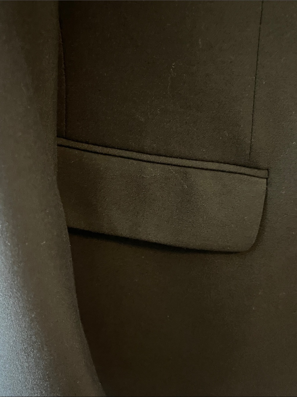 40s Men's Black Single-Breasted Blazer - Classic Tailored Style - Picture 9 of 11